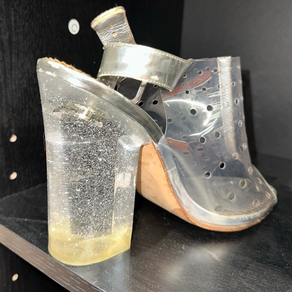 Vintage Translucent Chanel Heels - Picture 8 of 16